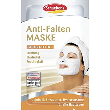 Schaebens Anti-Falten-Gesichtsmaske – Straffung, Elastizität, Feuchtigkeit, 10 x 2 x 5 ml für 20 Anwendungen, 10 Stück im Sale